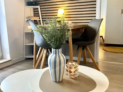 Essbereich mit ausziehbarem Tisch