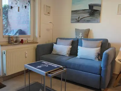 Wohnzimmer mit Terasse