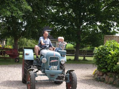 Oldtimer mit Kinder