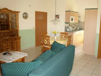 Wohnung 3, Eßecke und Küche