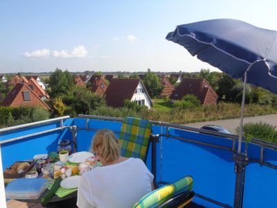 Balkon. mit schöner Aussicht