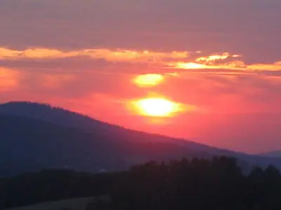 Balkonblick am Abend