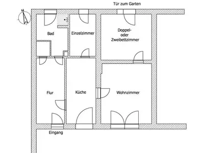 Ferienwohnung für 4 Personen (40 m²) in Dreiheide 7/10