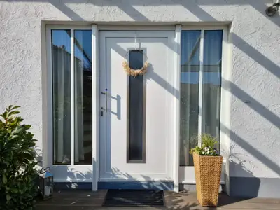 Eingang Unterkunft
