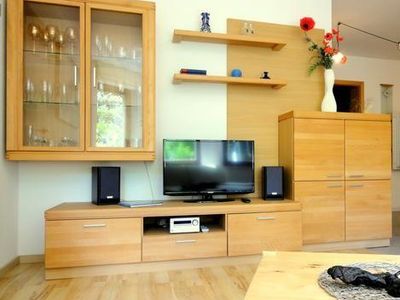 Wohnzimmer, Fernseher, Musikanlage, WLan