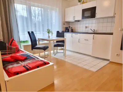 Küchenecke und Extrabett