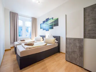 grüne Schlafzimmer