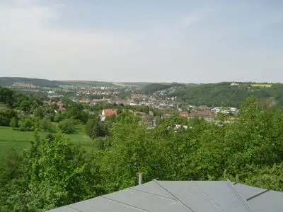 Blick vom Balkon
