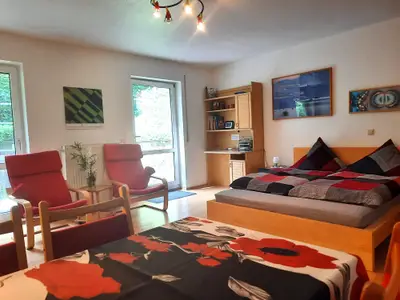Wohn-Schlafzimmer