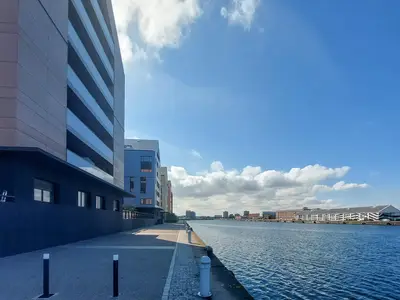 outside