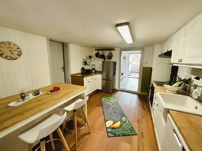 KITCHEN, INSIDE, OUTSIDE