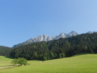 Bauernhof Großwolfing Ebbs - Blick auf die Berge
