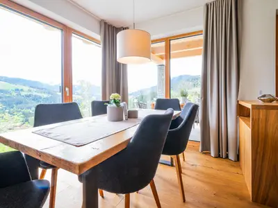 Essbereich mit Ausblick
