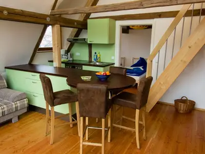 Fewo Rotstein - Wohnküche