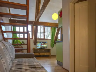 Treppe zur Schlafebene