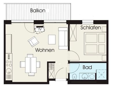 Ferienwohnung für 3 Personen (46 m²) in Eckernförde 6/10