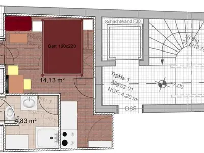 Ferienwohnung für 2 Personen (20 m²) in Eckernförde 6/7