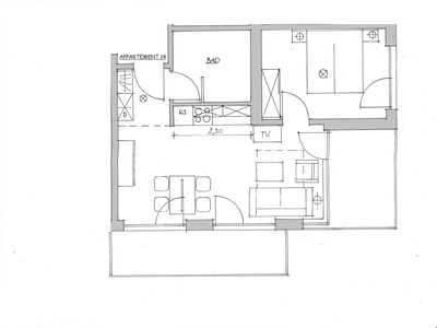 Ferienwohnung für 3 Personen (48 m²) in Eckernförde 2/7