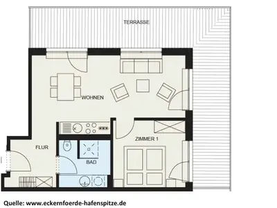 Ferienwohnung für 3 Personen (57 m²) in Eckernförde 7/10