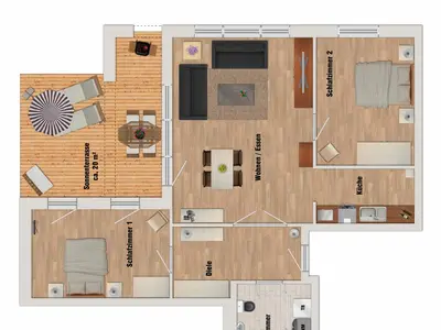 Ferienwohnung für 5 Personen (78 m²) in Eckernförde 5/10