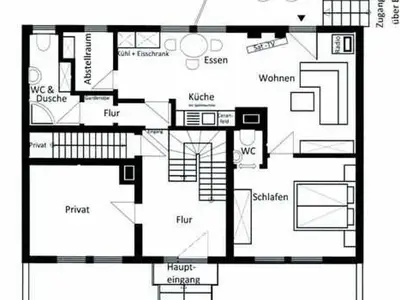 Ferienwohnung für 3 Personen (55 m²) in Edertal 7/10