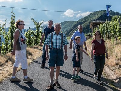 Spaziergang in den Weinbergen