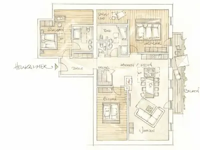 Grundriss Heukammer