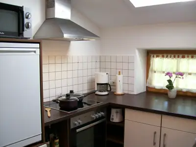 Die Küche ist  sehr gut ausgestattet