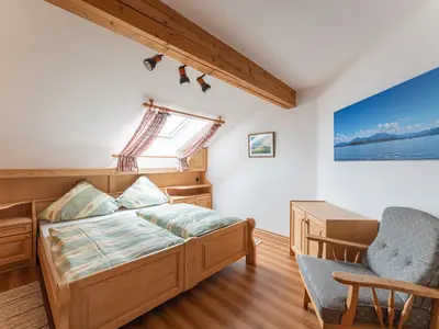 Ferienwohnung Hochfelln Schlafbereich