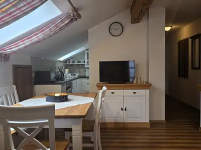 Ferienwohnung Hochfelln Wohnraum