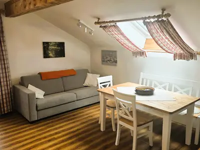 Ferienwohnung Hochfelln Schlafcouch