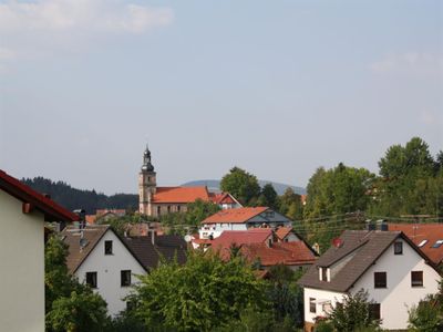 Blick zur Kirche