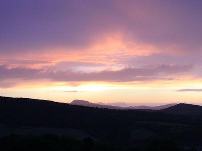 Sonnenuntergang in der Rhön