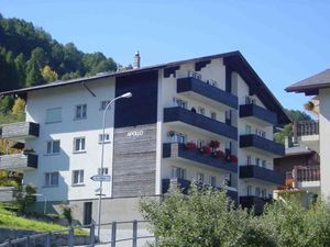 Aussenanschicht Haus Apollo. Wohnung rechts 3 OG.