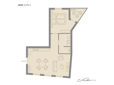 Suites MITTE - Grundriss