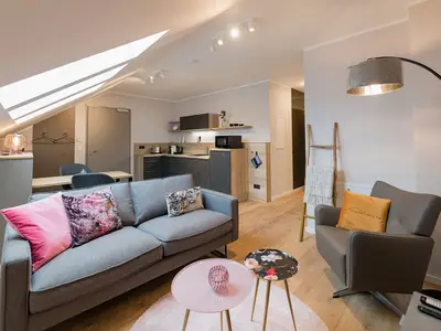 Suites MITTE - Wohn-Essbereich