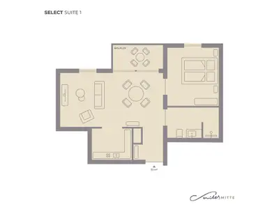 Suites MITTE Grundriss