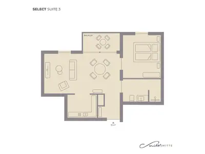 Suites MITTE Grundriss