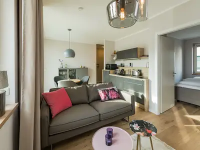 Suites MITTE - Wohn-Essbereich