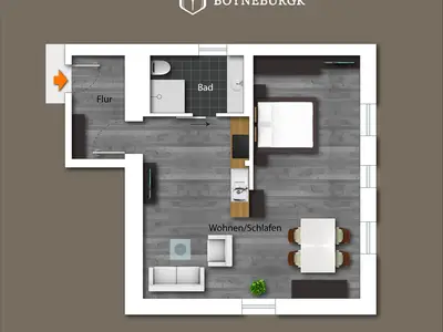 Ferienwohnung für 4 Personen (58 m²) in Eisenach (Thüringen) 9/10