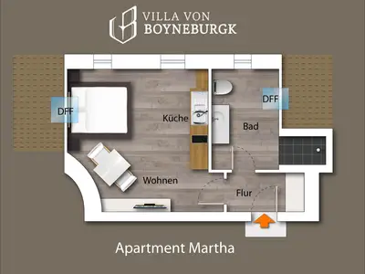Ferienwohnung für 2 Personen (32 m²) in Eisenach (Thüringen) 9/10