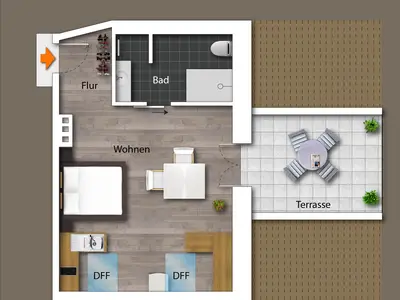 Ferienwohnung für 2 Personen (42 m²) in Eisenach (Thüringen) 9/10