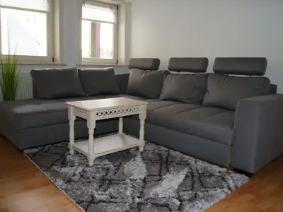 Wohnbereich und Schlafsofa