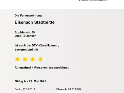 Ferienwohnung für 3 Personen (81 m²) in Kreisfreie Stadt Eisenach 5/10