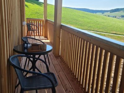 Balkon  Bienenstock und Schwalbennest