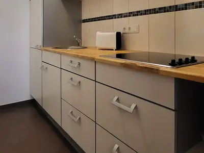 Küche in der Ferienwohnung