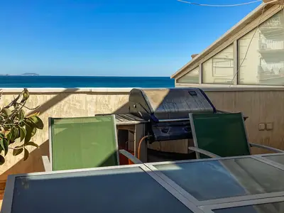 outside