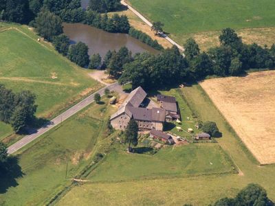 Bauernhof Schneidmühle aus der Vogelperspektive