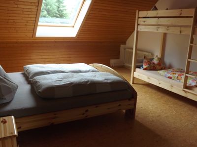 Schlafzimmer mit Etagenbett