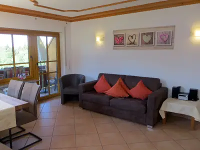 Moderne Sitzgarnitur im Wohnzimmer